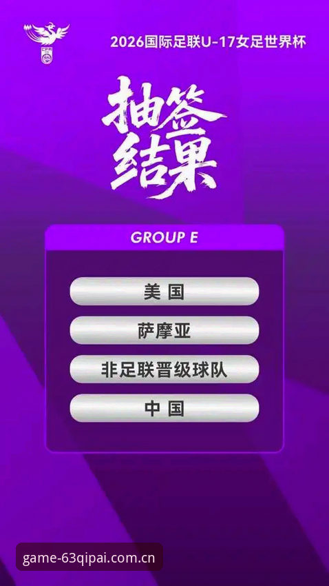 U17世界杯抽签结果揭晓，中国男女足签运解读最新动态